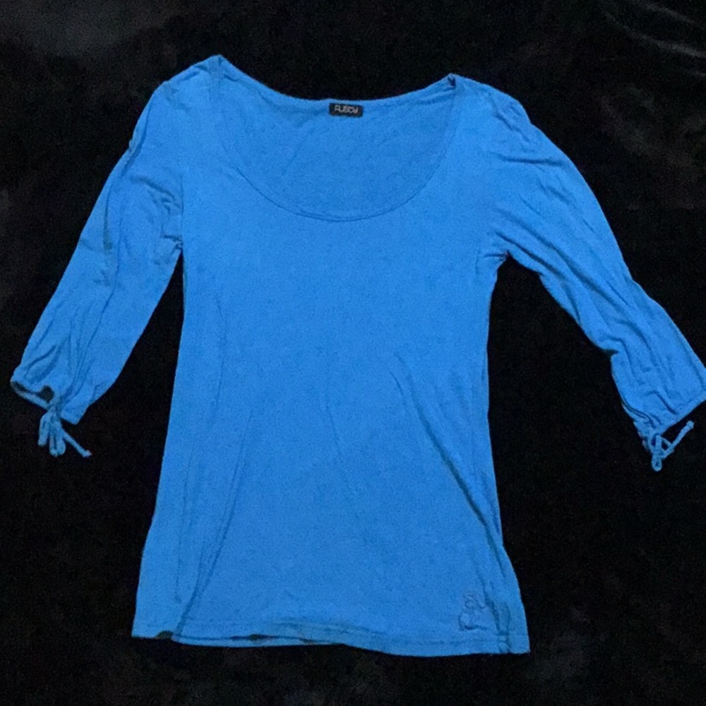 Rusty 3/4 sleeve peasant top